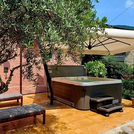 La Casa Rosa Di Segusino With Spa Jacuzzi In Garden Sequsino Luaran gambar