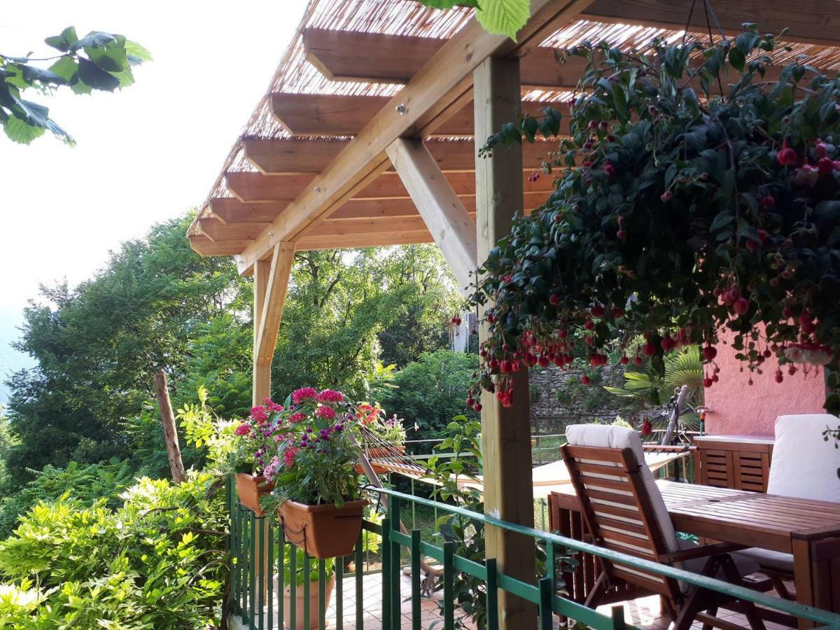 La Casa Rosa Di Segusino With Spa Jacuzzi In Garden Sequsino Luaran gambar